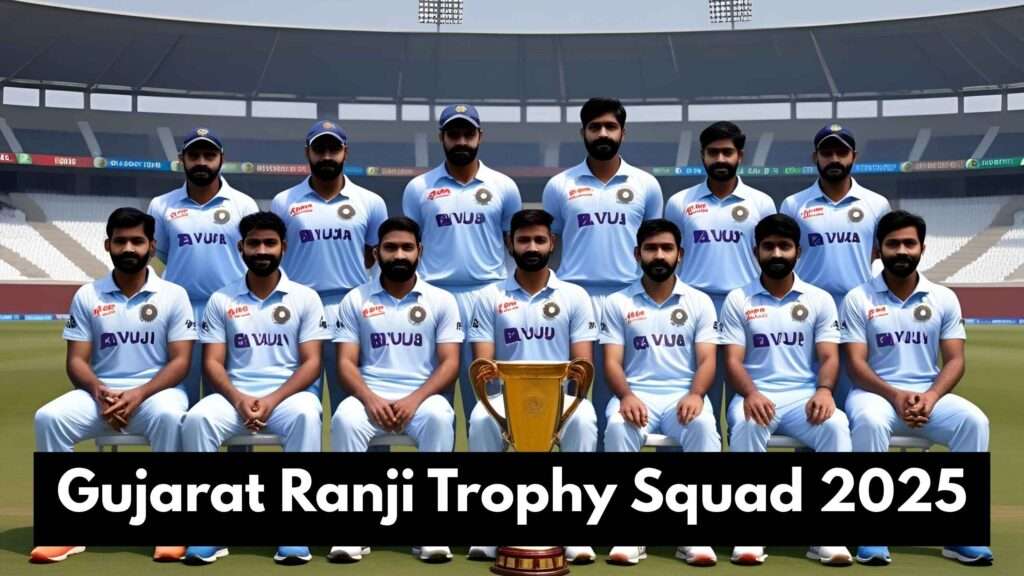 Gujarat Ranji Trophy Squad 2025