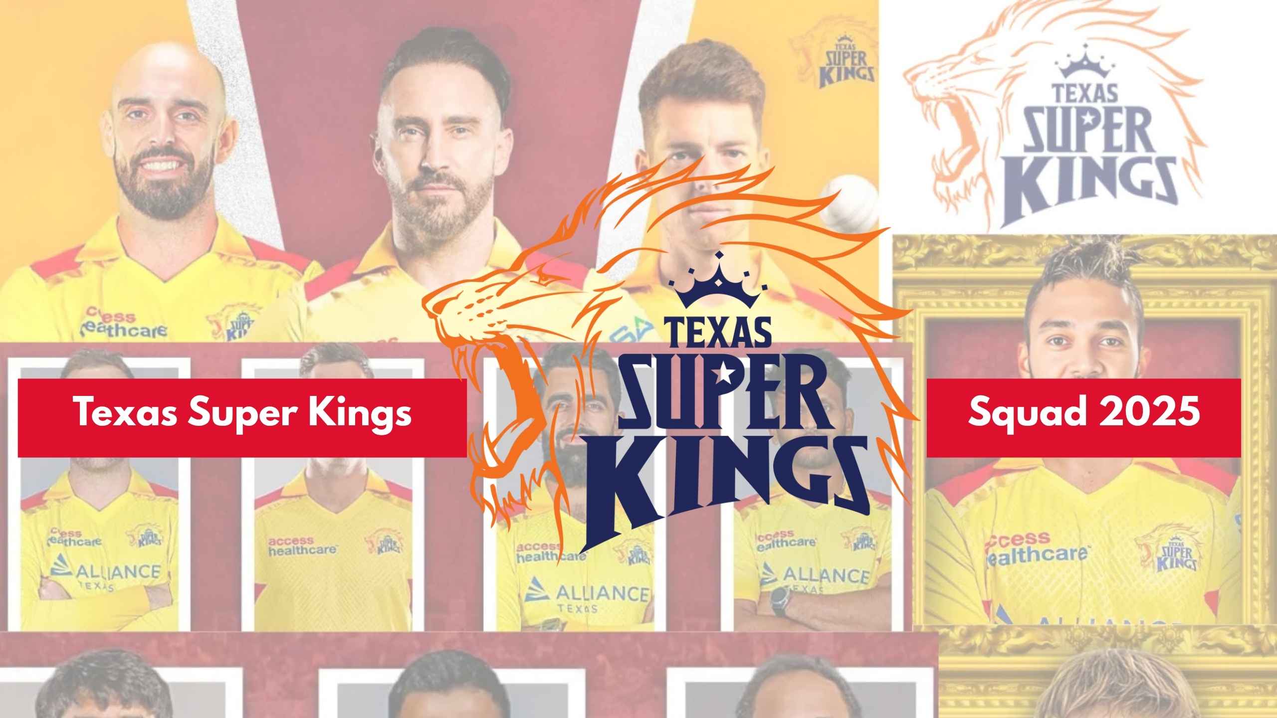 Texas Super Kings Squad 2025